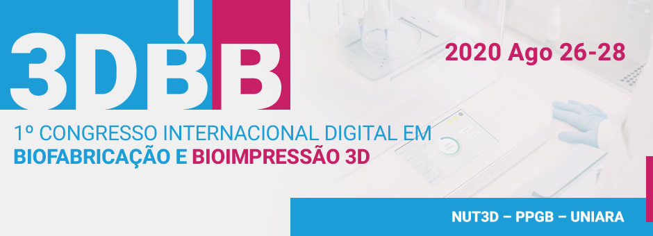 1º Congresso Internacional Digital em Biofabricação e Bioimpressão 3D (3DBB)