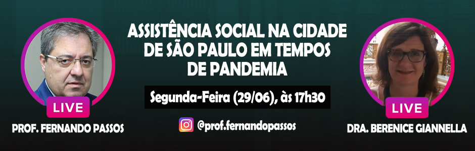 Assistência Social na Cidade de São Paulo em Tempos de Pandemia
