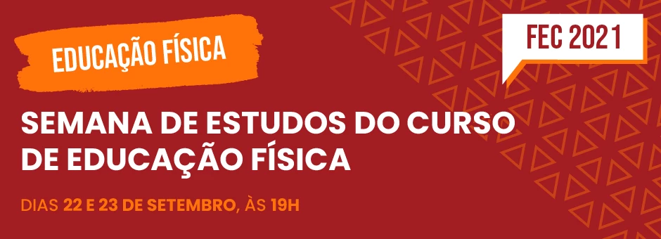 Semana de Estudos do Curso de Educação Física