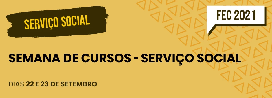 Semana de Cursos - Serviço Social