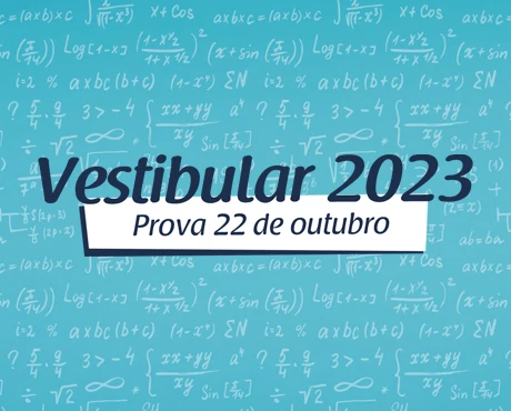 Banner de divulgação do Vestibular Primeiro Semestre 2023