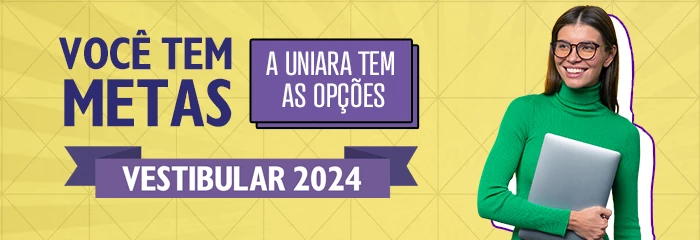 Banner de divulgao do Vestibular Primeiro Semestre 2024