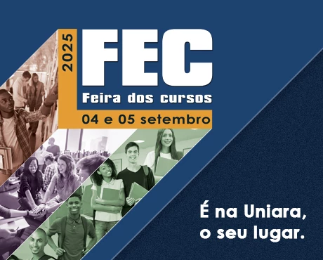 Banner de divulgao da FEC 2025 - 26 edio da Feira dos Cursos