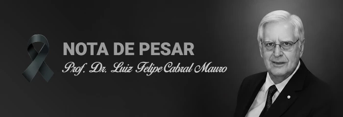 Banner de divulga��o da Nota de Pesar - Magn�fico Reitor, Prof. Dr. Luiz Felipe Cabral Mauro