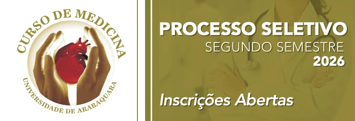 Banner de divulga��o do Processo Seletivo Medicina Segundo Semestre 2026