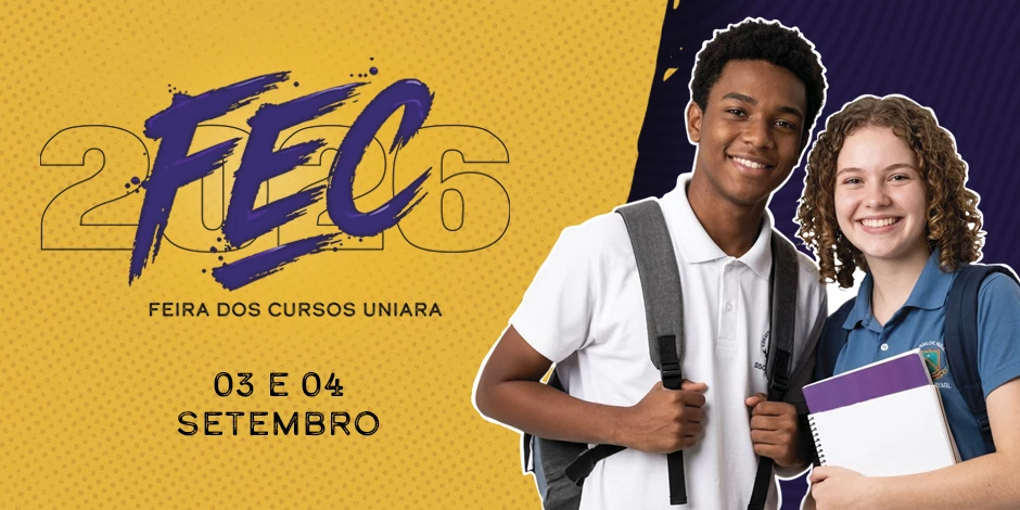Banner de divulga��o da FEC 2026 - 27� edi��o da Feira dos Cursos
