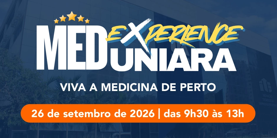 Banner de divulgação do Med Uniara Experience