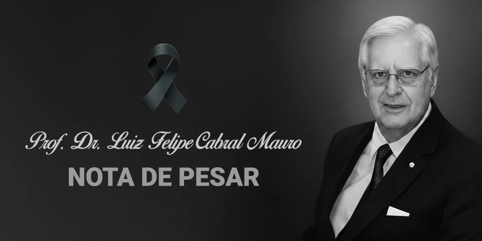 Banner de divulga��o da Nota de Pesar - Magn�fico Reitor, Prof. Dr. Luiz Felipe Cabral Mauro