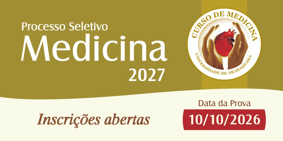 Banner de divulga��o do Processo Seletivo Medicina Primeiro Semestre 2027