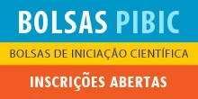 Banner de divulga��o do Programa Institucional de Bolsas de Inicia��o Cient�fica - PIBIC