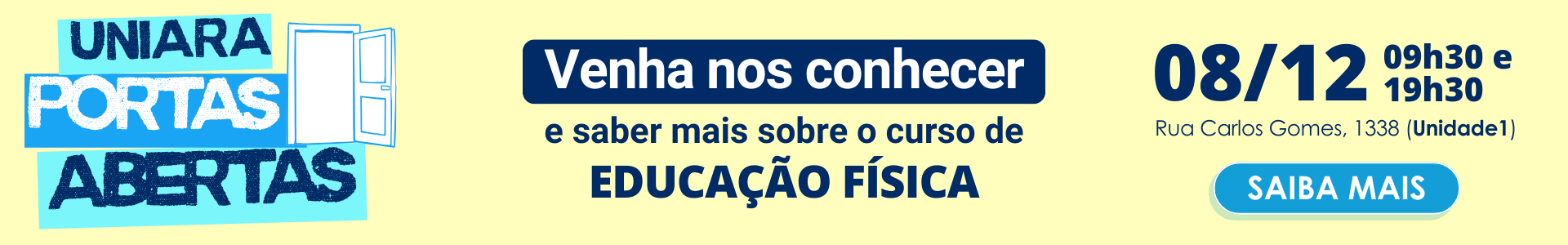 Uniara Portas Abertas - Biomedicina (versão desktop)