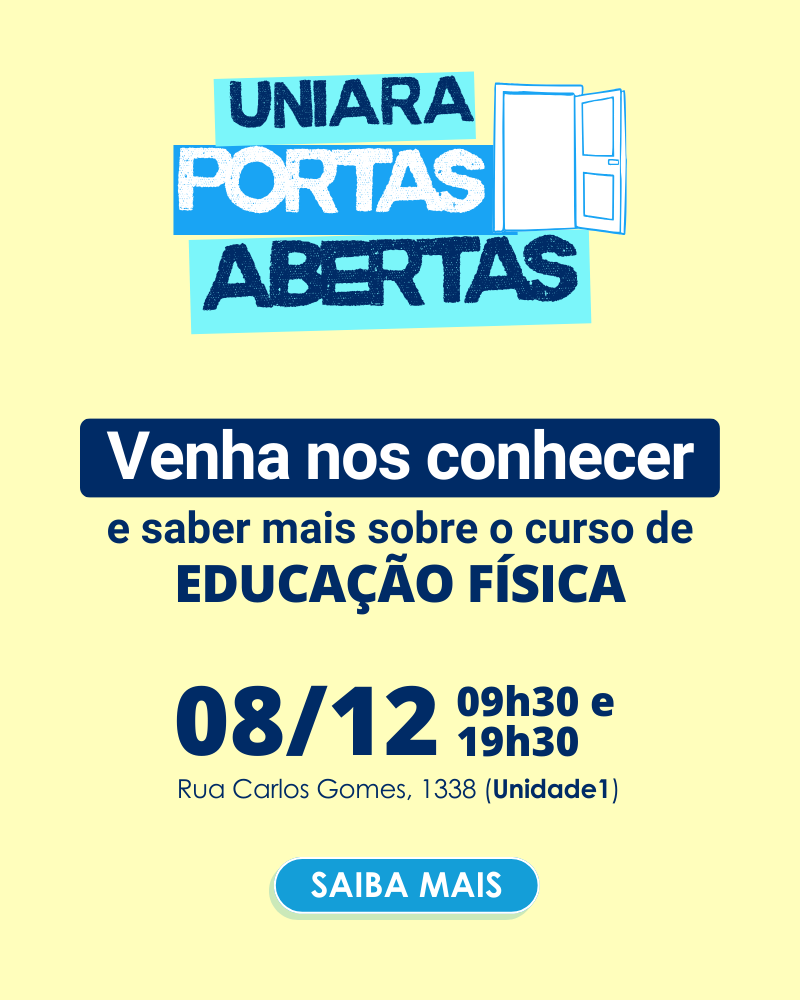 Uniara Portas Abertas - Biomedicina (versão mobile)